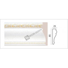 Молдинг средний 152-30G Decor Dizayn