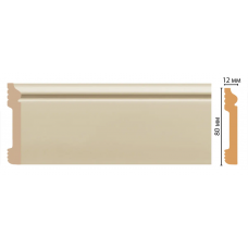Плинтус напольный Decomaster D005-61 (79*12*2400)