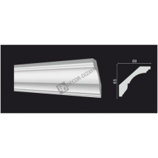 Карниз Decor Dizayn DD17 Полистирол 2000*69*65 мм